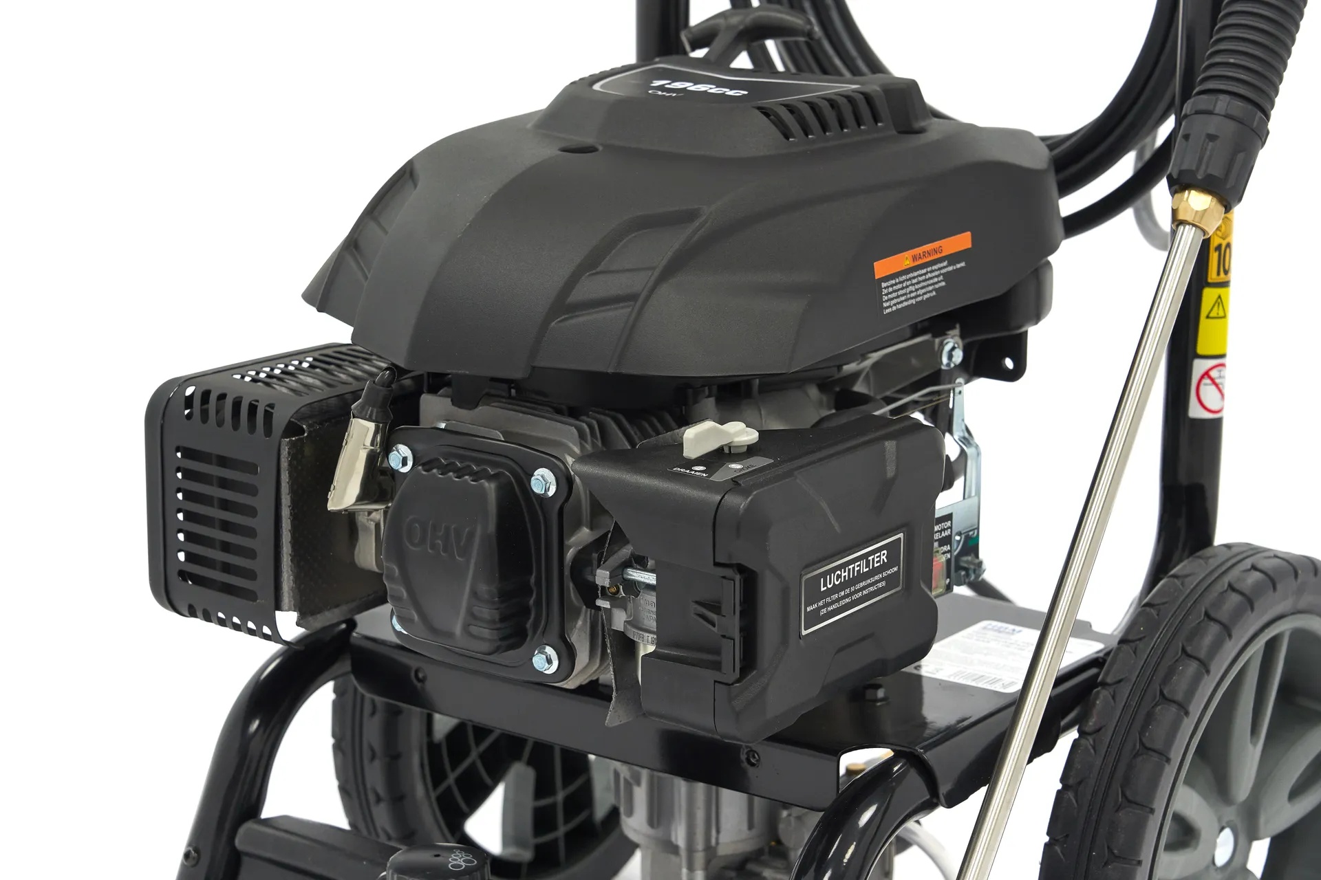 Nettoyeur haute pression thermique 4 temps à essence 228 BAR - 7 CV / 196 cc - HBM