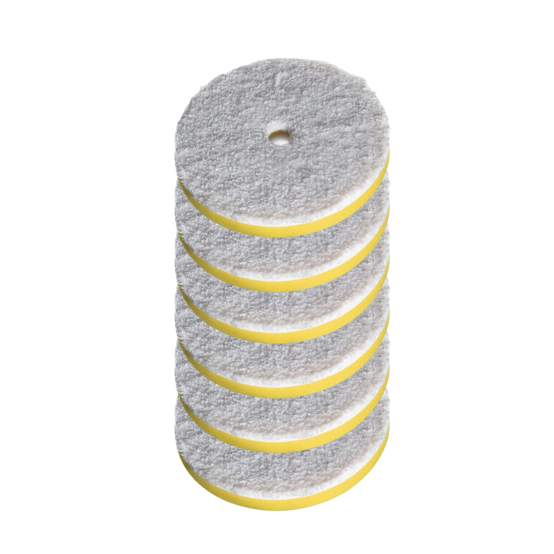 [9.MF80M/6] Lot de 6 - D-A Fine Microfiber Polishing Pad - Rupes (75mm)