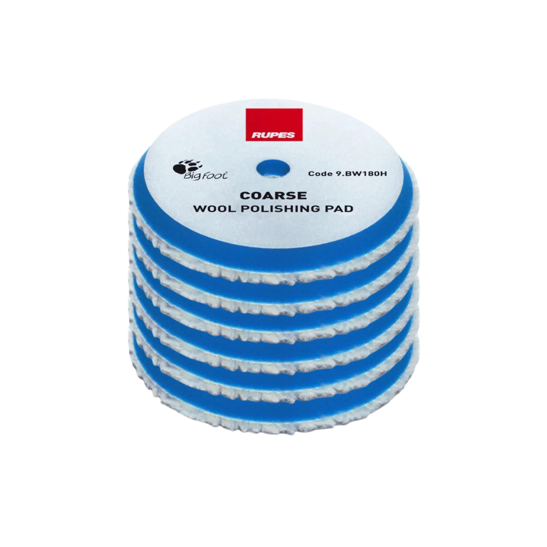 Lot de 6 - Wool Pad Coarse - Rupes (75mm)