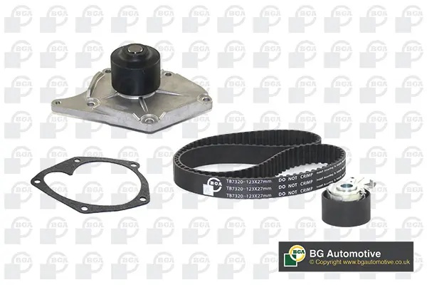 [TB7320CPK] BGA - Pompe à eau + kit de courroie distribution Renault 1.5 DCI - 123 dents