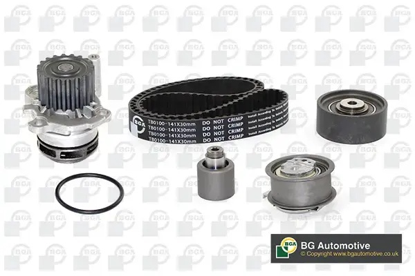 [TB0190CPK] BGA - Pompe à eau + kit de courroie distribution VW 1.6 et 2.0 TDI
