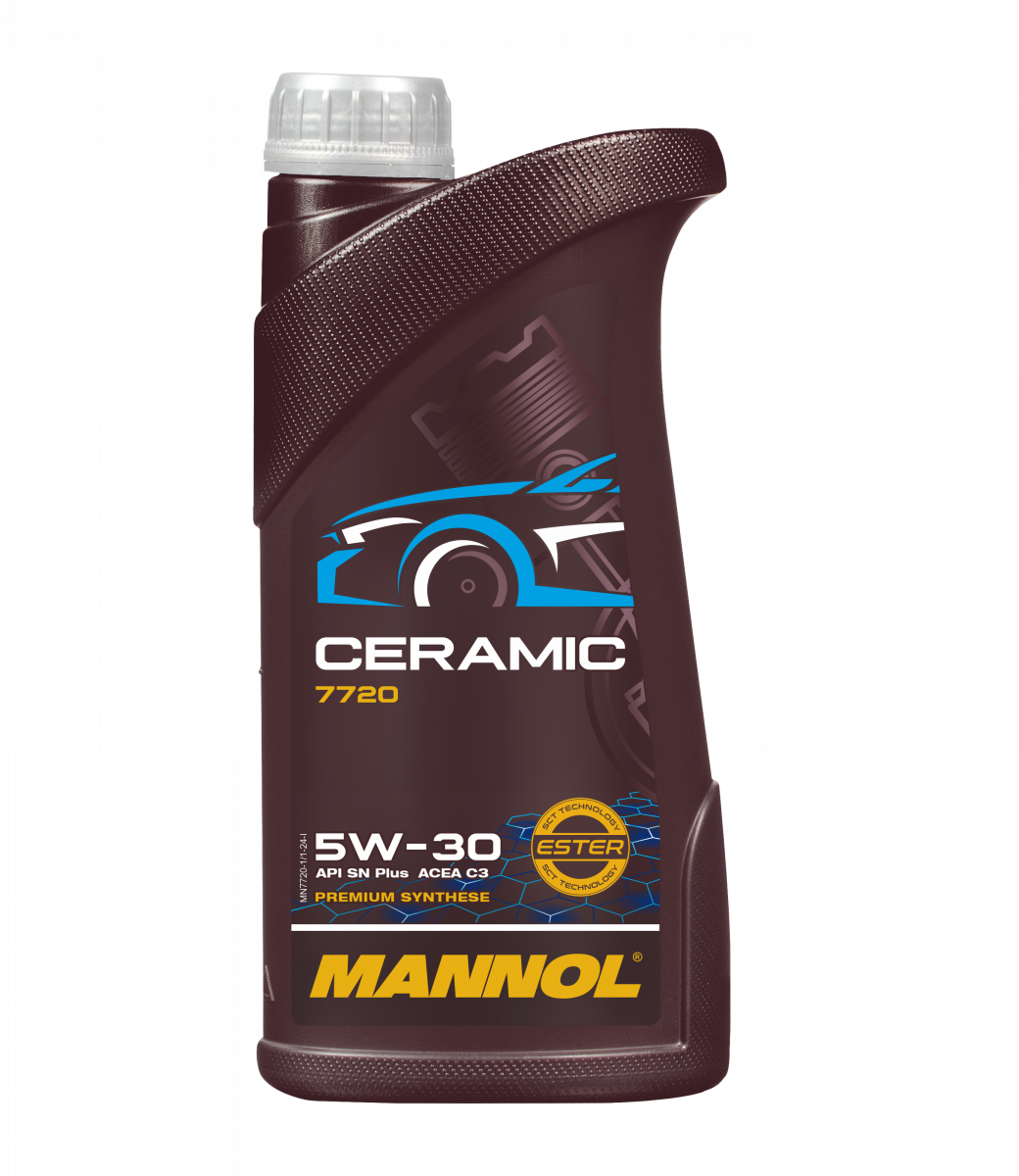 [MN7720-1] Mannol - Huile Moteur 5w30 Ceramic (1 Litre)