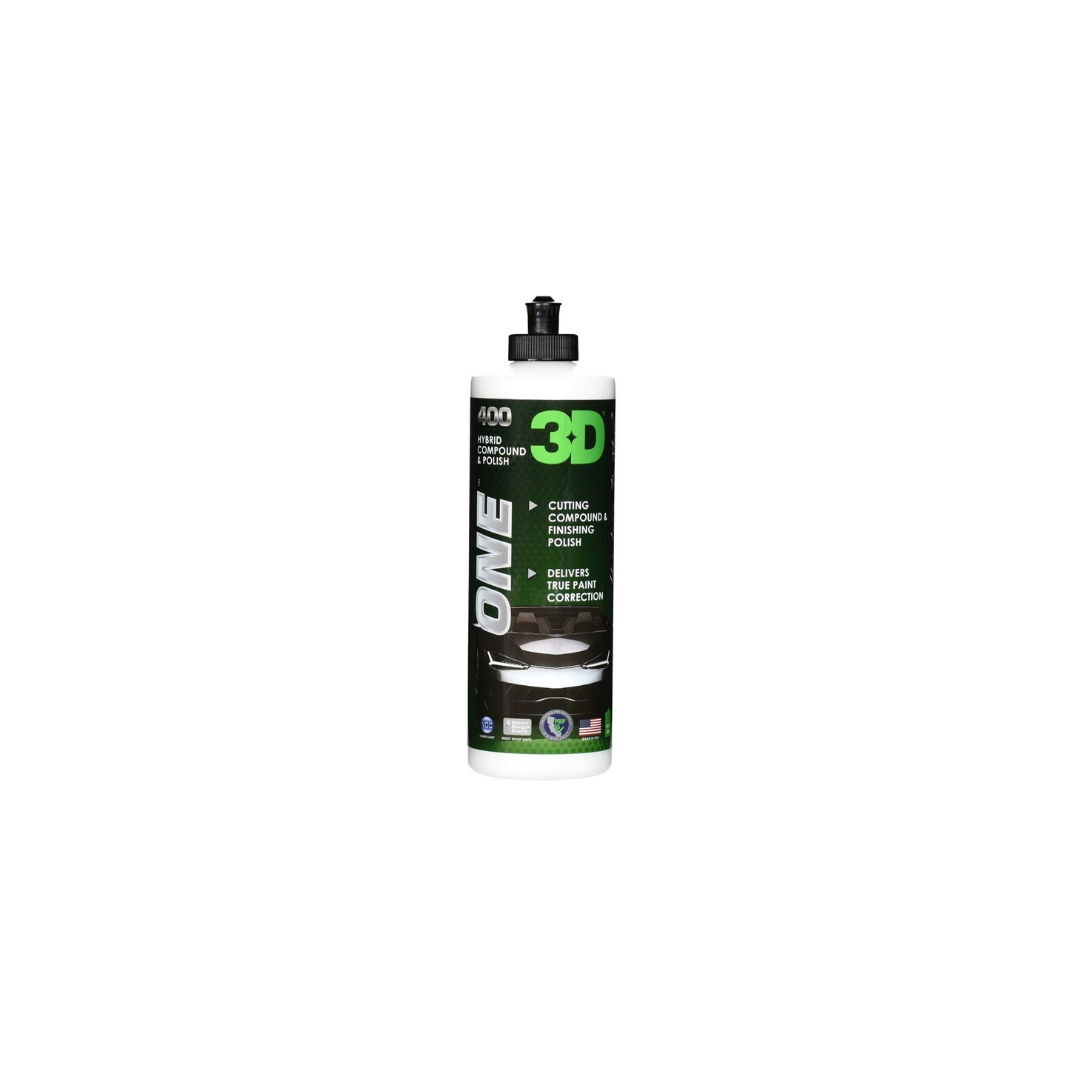 [400OZ8] One Compound & Finishing Polish - 3D Car Care (236ml)