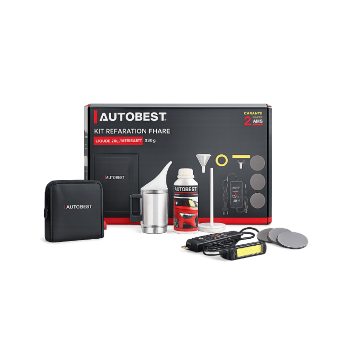 [332891] Kit rénovation optique de phare par polymérisation - Autobest