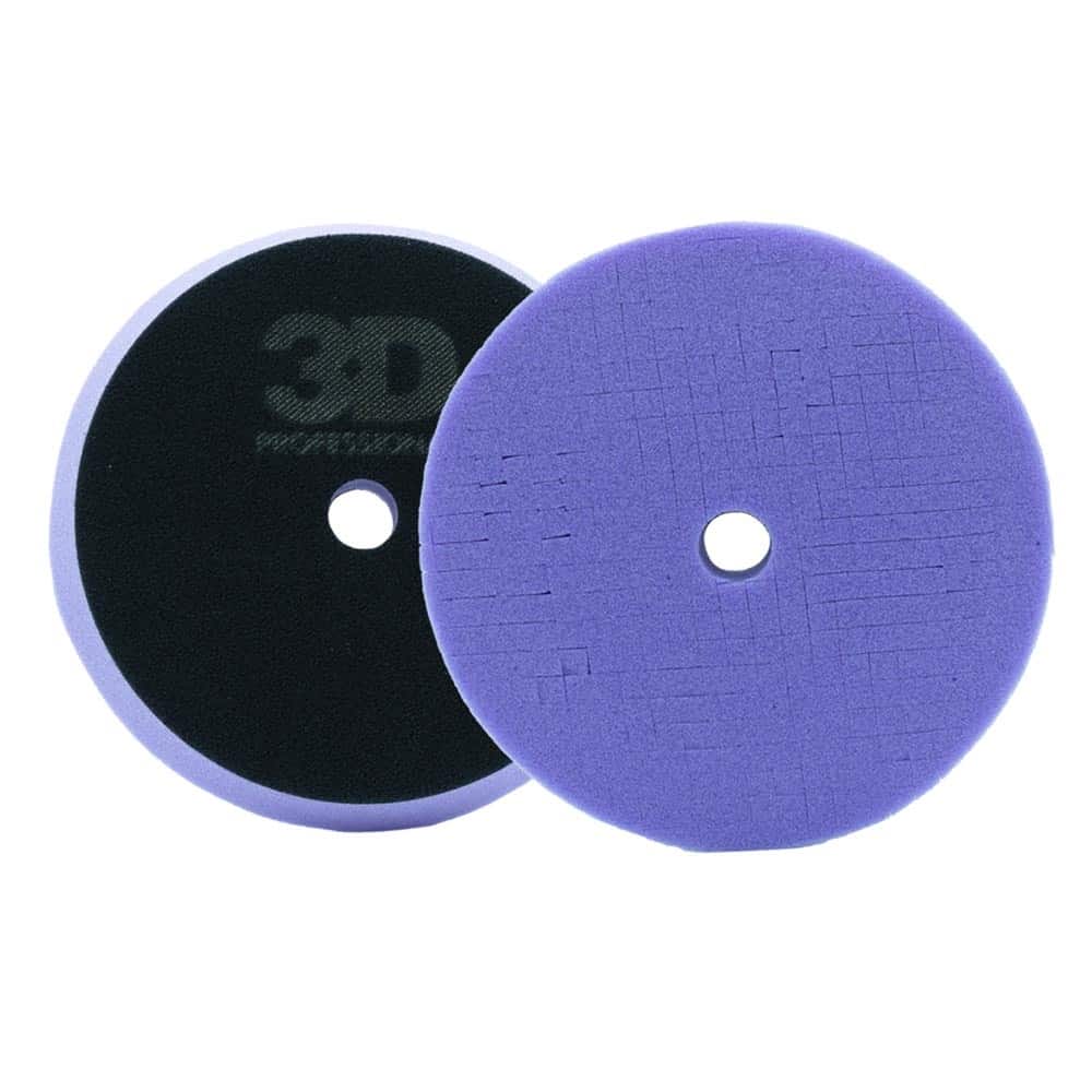 [K-56SLP] Light Purple Spider-Cut Foam Polishing Pad 150mm - 3D Car Care