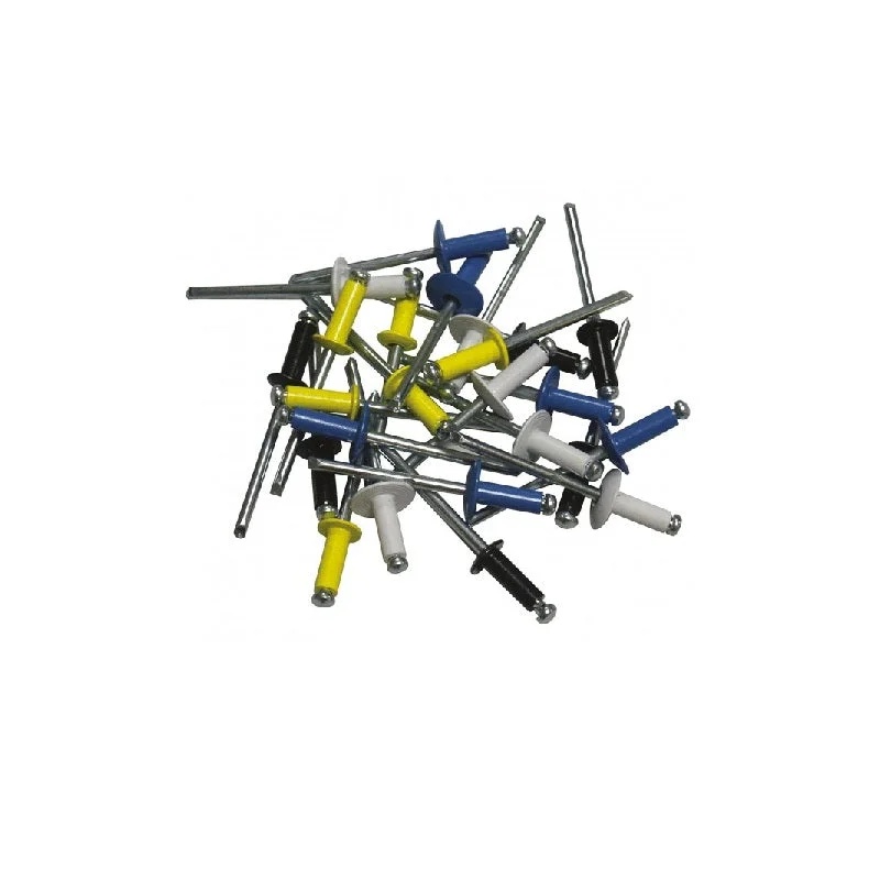 [315451] Lot de 24 rivets couleurs pour plaques d'immatriculation - Autobest